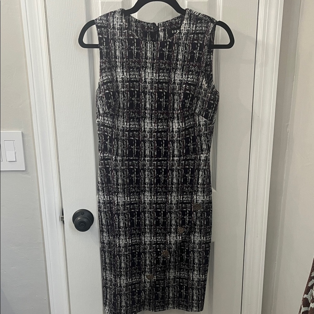 Elegant purple pattern Sleeveless Dress